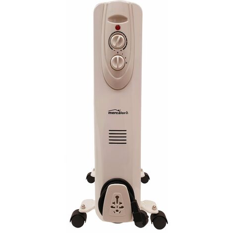 Radiador de aceite 9 elementos con 4 ruedas 2000W