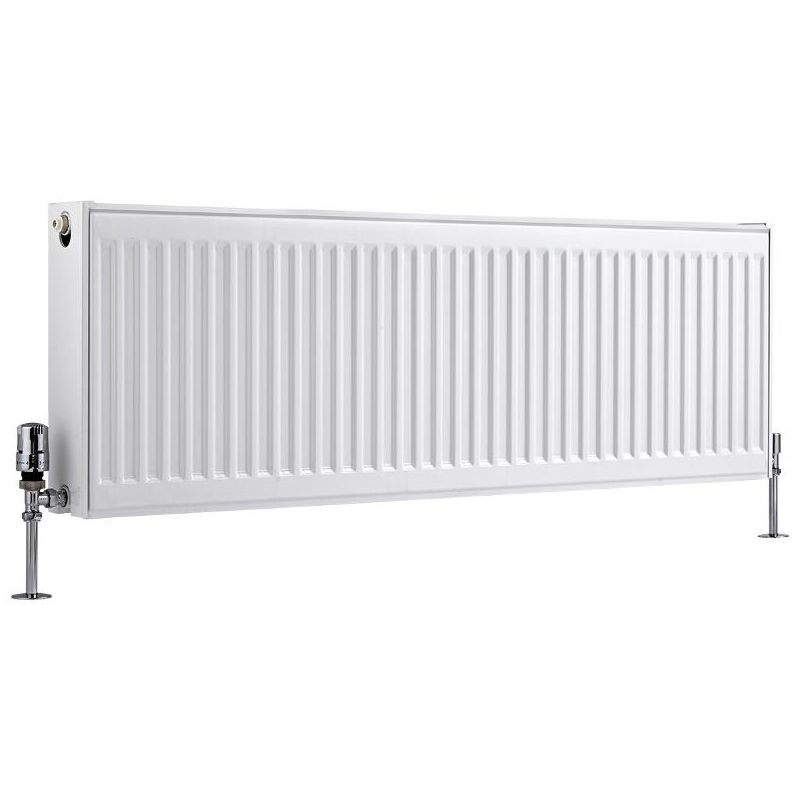 

Eco Radiador con Placa Tipo 22 - Radiador Convector Blanco - 1758W - 400 x 1200mm - Hudson Reed
