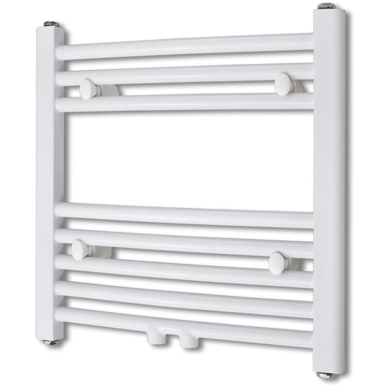 

Radiador toallero 480 x 480 mm conector lateral y central - Blanco