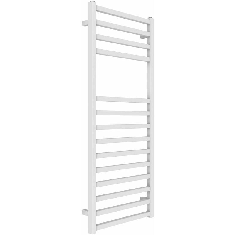

Radiador toallero cuadrado blanco Square | H1200 L500 INT470 - Ercos