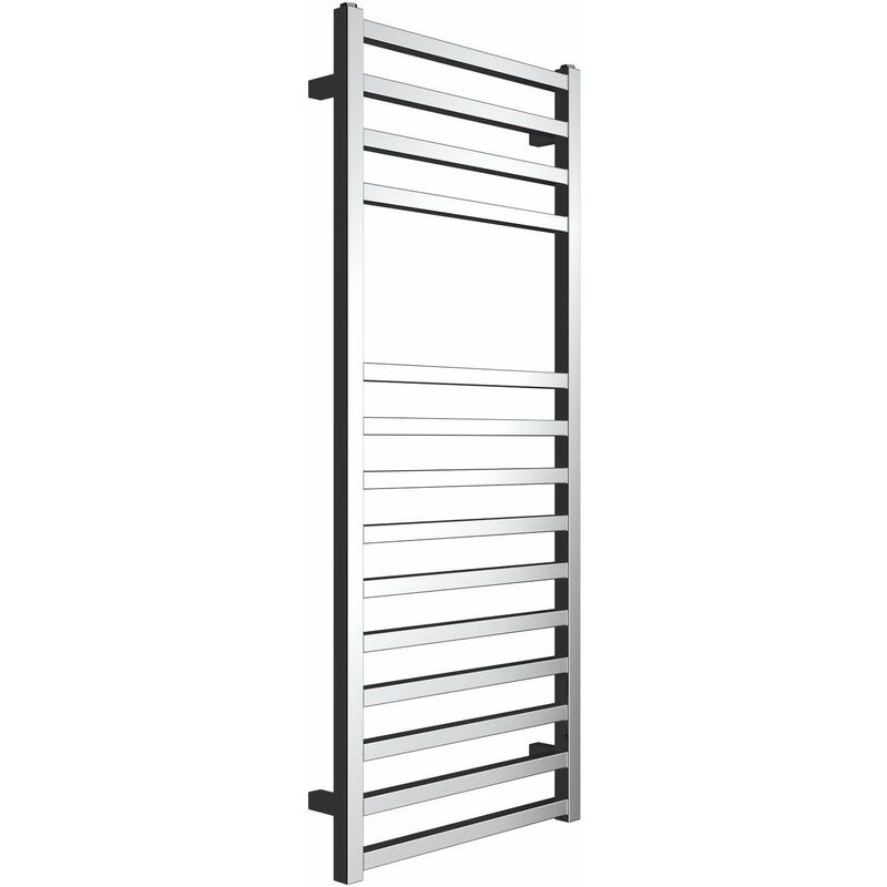 

Radiador toallero cuadrado de cromo Ercos Square | H1200 L600 INT570