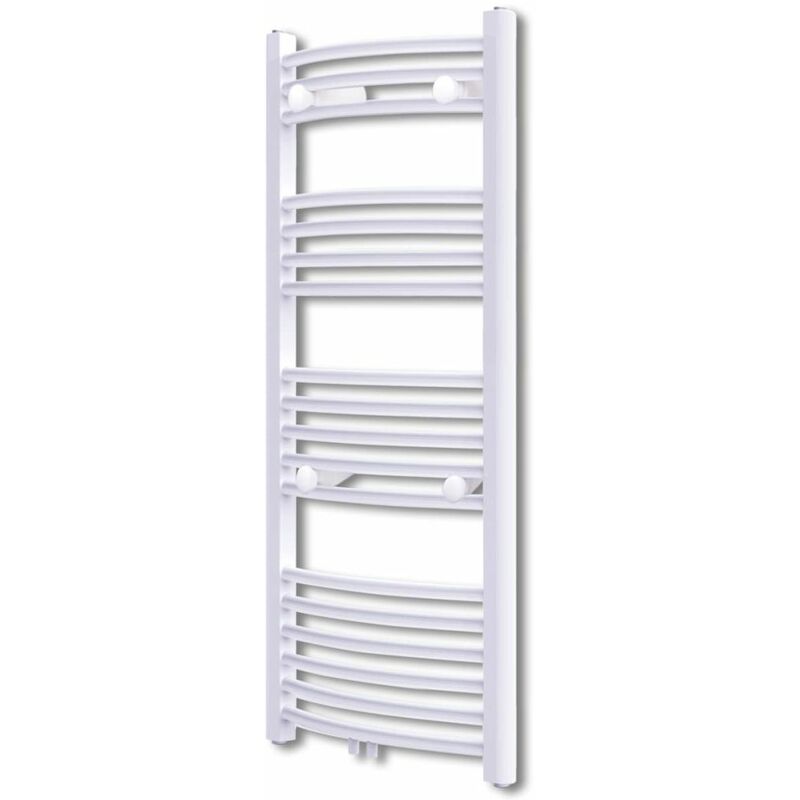 

Radiador toallero de baño con rieles curvados 500 x 1160 mm