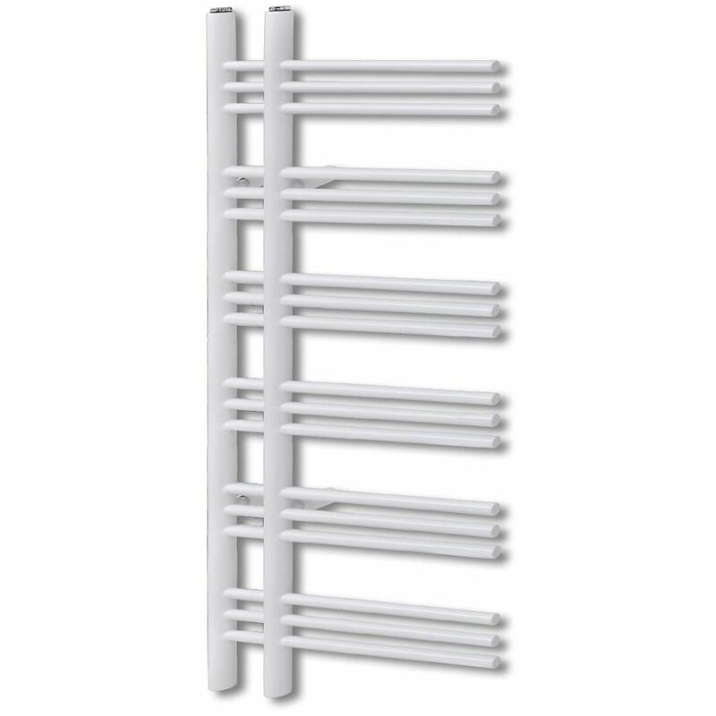 

Radiador toallero de baño en forma de E 600 x 1200 mm