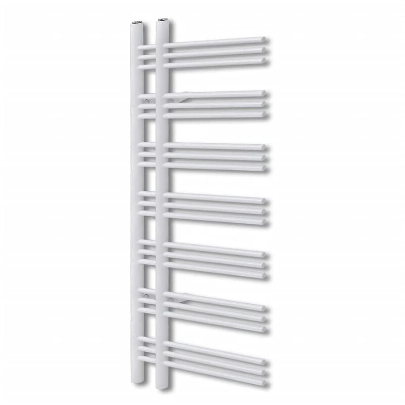 

Radiador toallero de baño en forma de E 600 x 1400 mm - Blanco