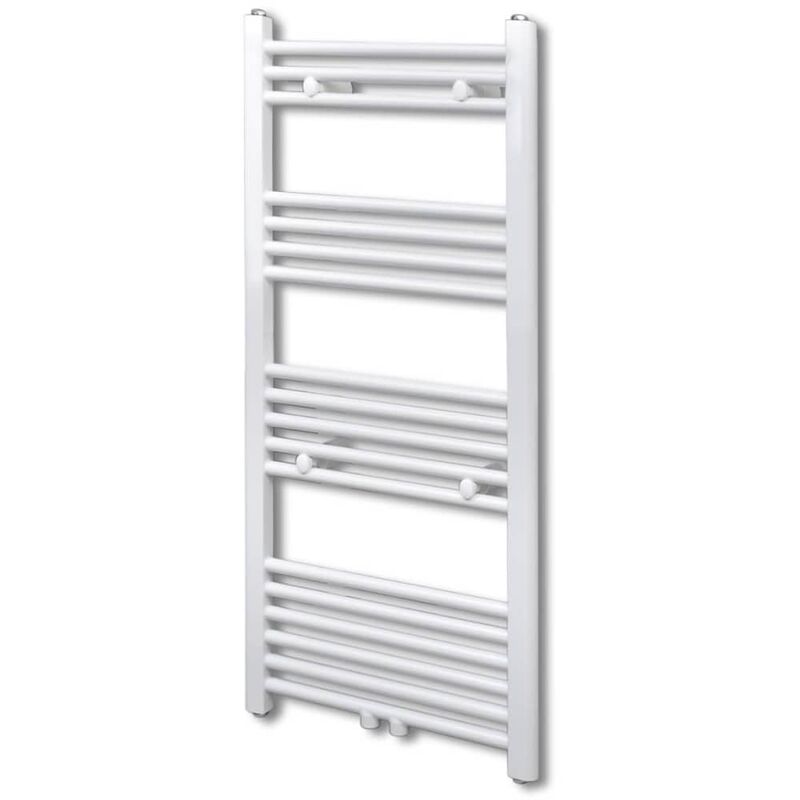 

Radiador toallero de baño recto 600 x 1160 mm - Blanco