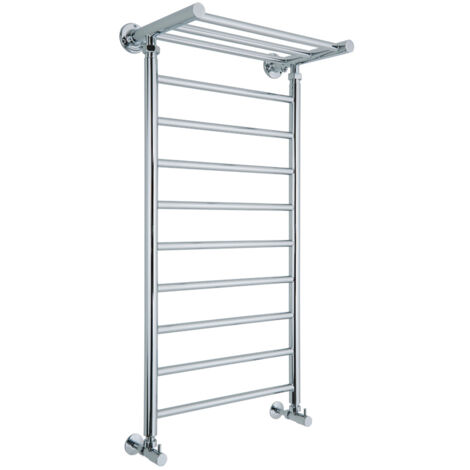 Radiador Toallero Plano - Cromado - 994mm x 488mm x 300mm - 324 Vatios - Duquesa