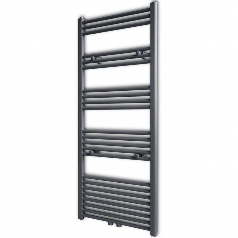

Radiador Toallero de Baño Recto Gris 600x1424 mm - Gris - Vidaxl