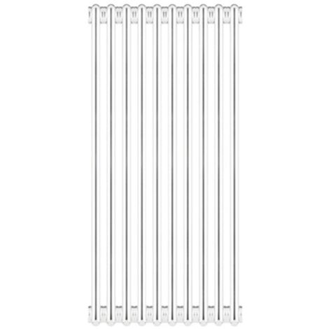 Radiador tubular de acero 4 columnas mod. 860 10 elementos