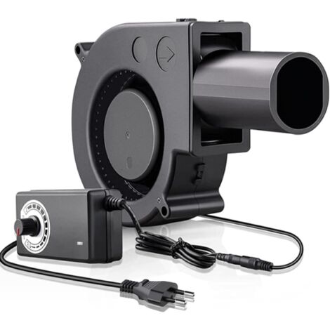 Radialventilator 12V/220V mit Steuerung für Haushaltsgeräte, Ventilatoren für Lüftungsanlagen, Grills, Kamine, Turbinenventilatoren für Heizgeräte