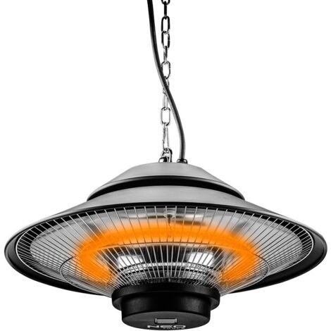Radiateur 1500 W, plafond, IP44, télécommande