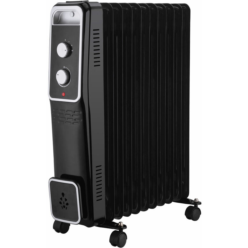 Daewoo - Radiateur à bain d'huile 2500w noir DOH-4911M.BLACK