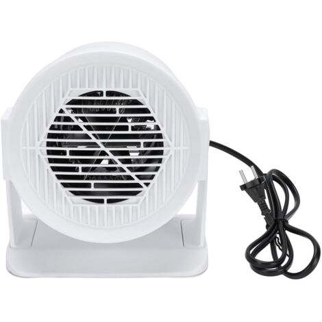 Radiateur à chauffage rapide Anti-basculement Prévention de la surchauffe Angle réglable 400 W Portable Bureau pour la maison Chevet Prise UE 220 V