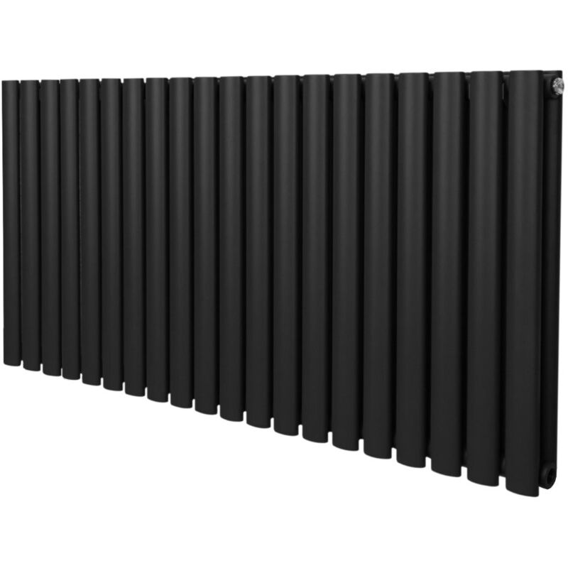 Monstershop Oval Column Radiator – 600mm x 1200mm – Black