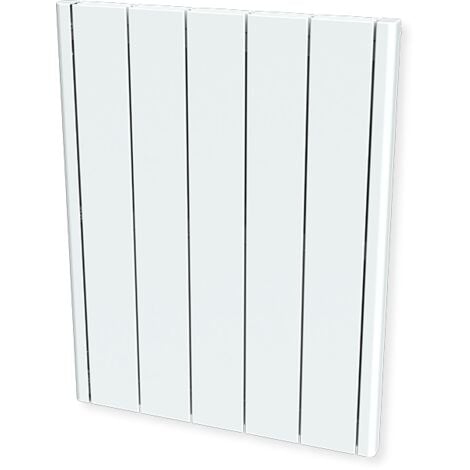 CAYENNE Radiateur à inertie CARRERA - 1000W - Pierre naturelle - Horizontal et plat - Blanc