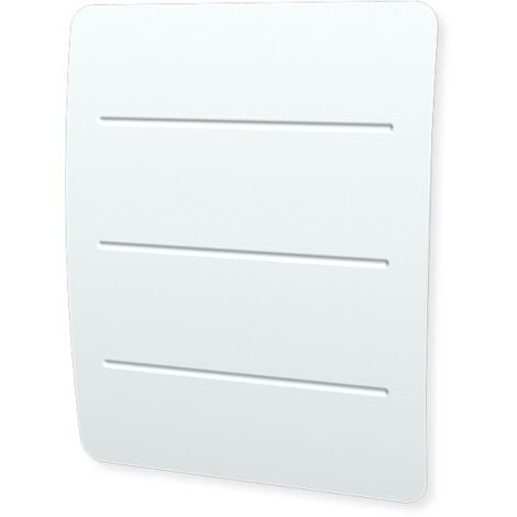 Radiateur à inertie CARRERA - Fonte + Film 1000W - Horizontal - Bombe - Blanc