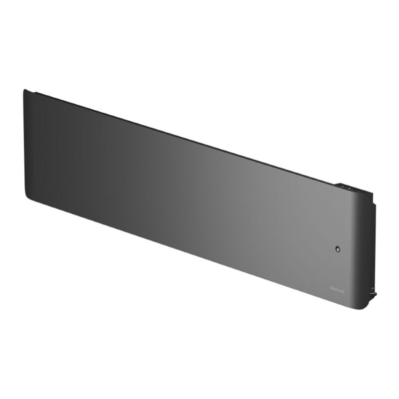 Noirot - Radiateur à inertie double corps de chauffe Evolution plinthe 1500W anthracite connecté