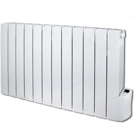 Radiateur à inertie pierre naturelle Mazda Curvado Dual Kherr blanc 1500 W