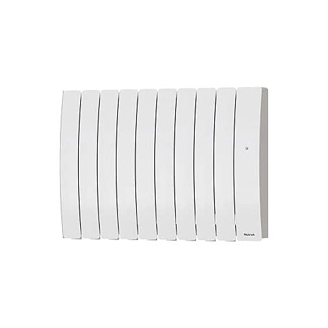 Noirot – Radiateur à inertie fluide 1500W horizontal – Aluminium – Connectable avec module Intuis – Détection de présence – Économie d'énergie