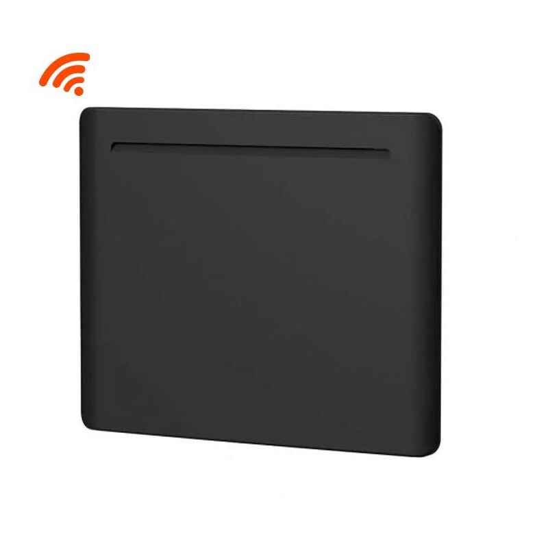 Atenza - Radiateur à inertie fonte 1500W connecté Wifi Noir écran digital Eco Design nf