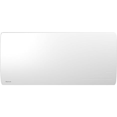 Radiateur à inertie sèche céramique NOIROT Indigo horizontal 1000W blanc