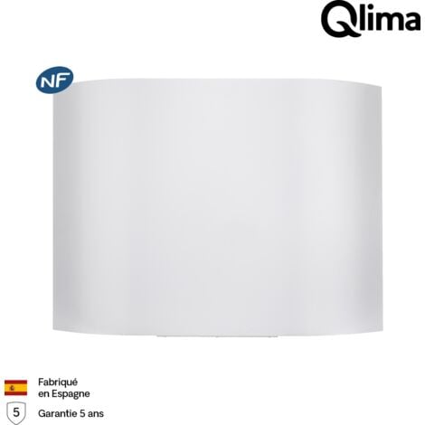 QLIMA Radiateur à inertie sèche connecté Ovido EPIH 1510 blanc 1000W