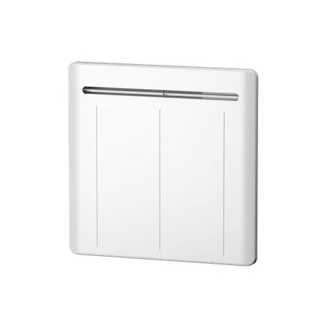 NOIROT Radiateur à inertie sèche fonte CHAUFFELEC Keops horizontal 1000W blanc