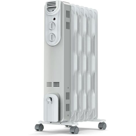 Supra – Radiateur bain d'huile 1500 W – Pour espaces jusqu'à 20 m² – Montée en température rapide – Design moderne et léger 6,8 kg - ORSO1500