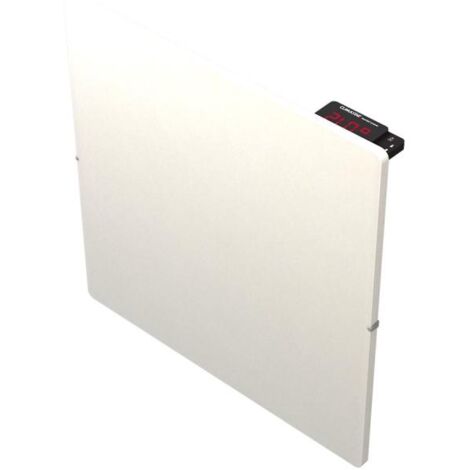 Radiateur à inertie TACTILO Carré Blanc Quartz 800W - Valderoma BZ0800A