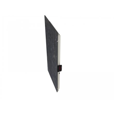 Radiateur à inertie TACTILO Vertical Natura Noir 1300W - Valderoma NN13VEA