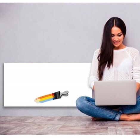 Radiateur à inertie Wifi Blanc Liberty 1500W Horizontal - Valderoma BL1500W