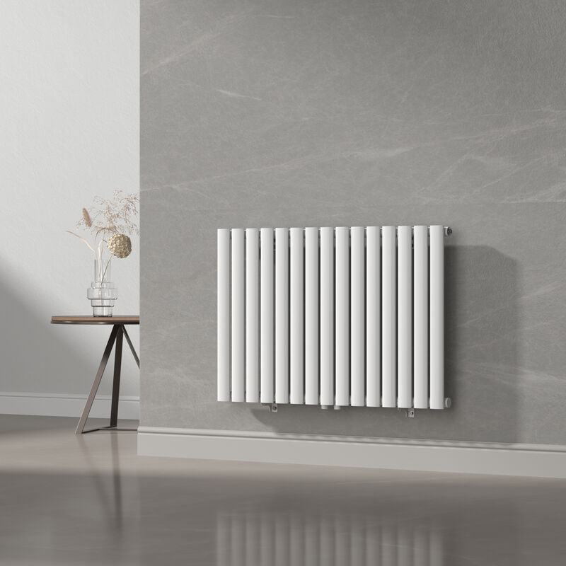 [neu.haus] - Radiateur à panneau plat Nore 653 w acier 60 x 90 cm blanc