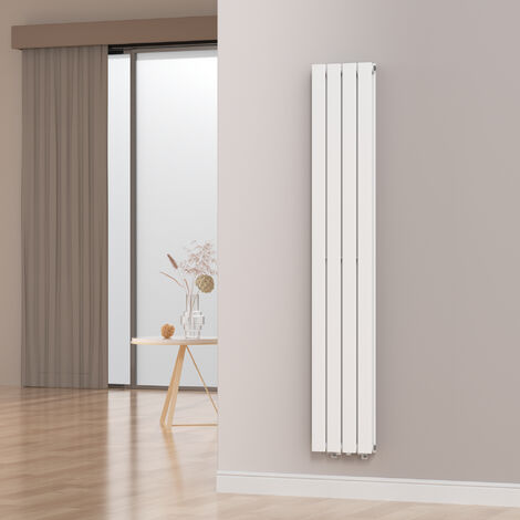 Radiateur à panneaux double Nore 1122 W acier 180 x 30 x 7 cm blanc [neu.haus]
