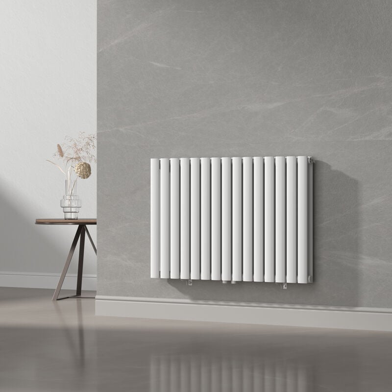 [neu.haus] - Radiateur à panneaux double Nore 1180 w acier 60 x 90 cm blanc