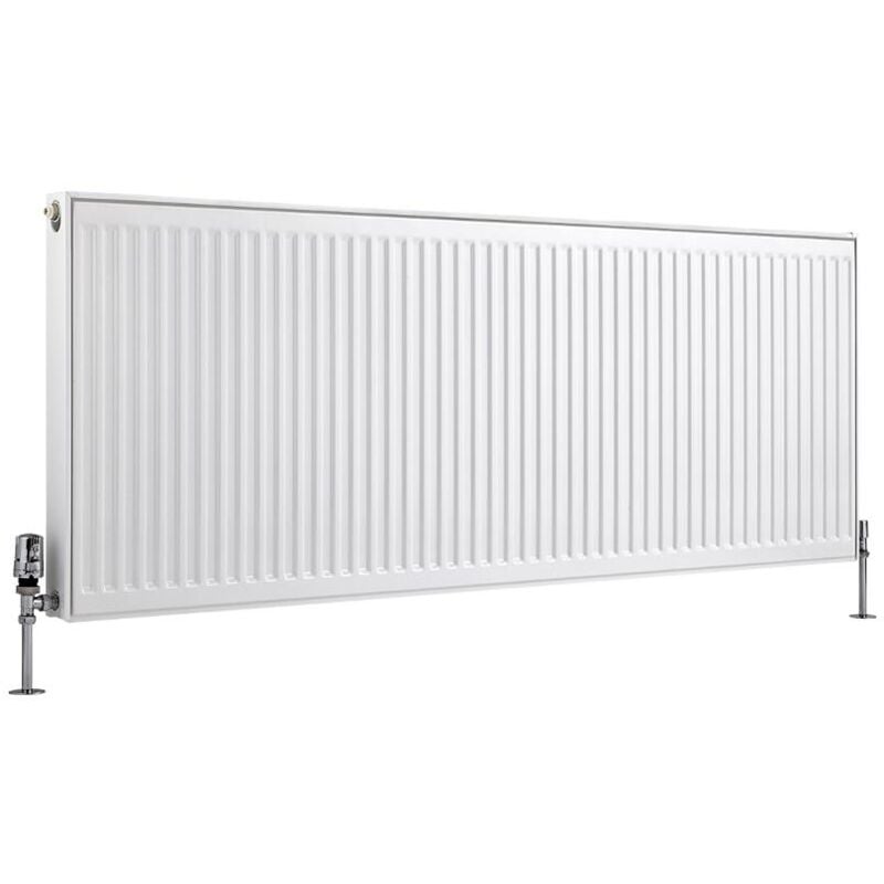 Hudson Reed - Radiateur Horizontal à Panneaux – Blanc – Type 11 – 60 x 160cm – Eco