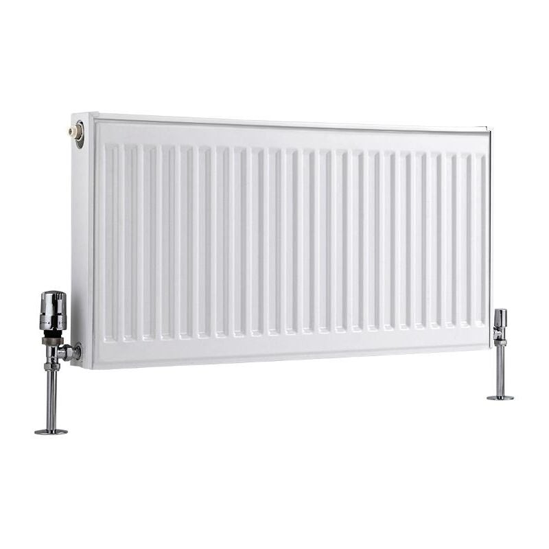 Hudson Reed - Radiateur Horizontal à Panneaux – Blanc – Type 11 – 40 x 80cm – Eco