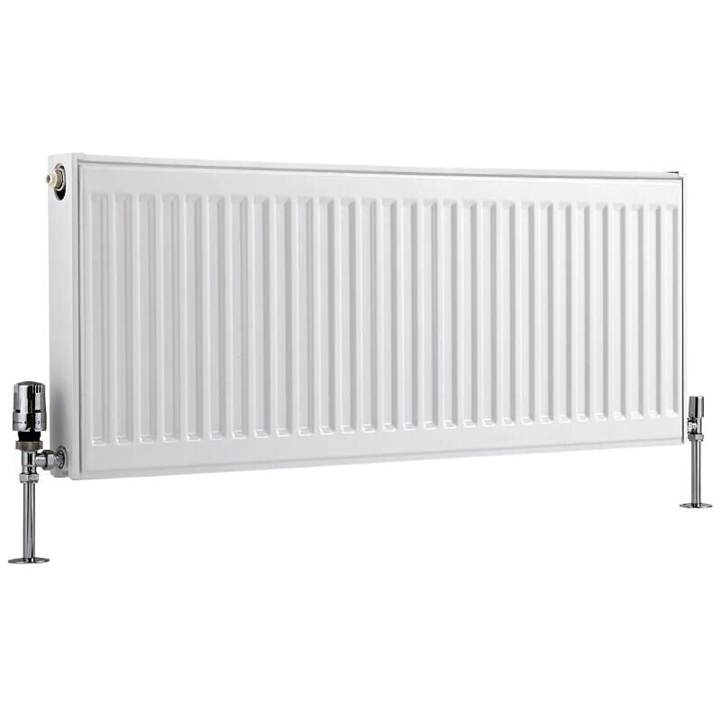 Milano - Radiateur Horizontal à Panneaux – Blanc – Type 21 – 40 x 100cm – Eco