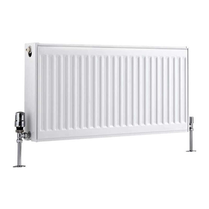 Radiateur Horizontal À Panneaux – Blanc – Type 21 – 40 x 80cm – Eco