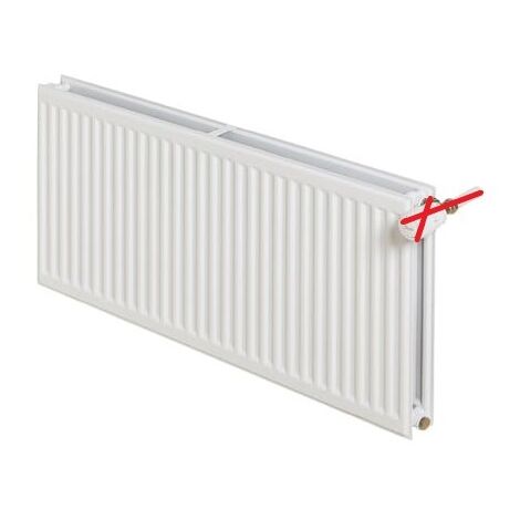 Radiateur Acier Eau Chaude 2113W H700xL1800mm HENRAD Hygiène T20 Horizontal - 0204072018