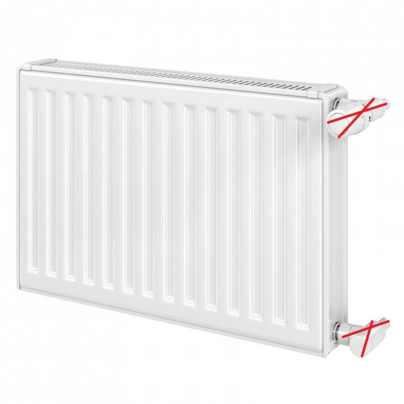 Radiateur Acier Eau Chaude 2171W Finimetal Reggane 3010 Compact H600xL160mm - 21K600 1600