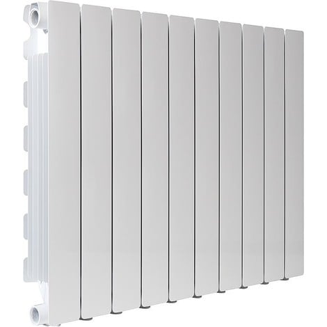 Radiateur aluminium Simun Super B4,600/100-8maillons blanc, RAL 9010