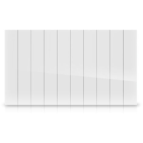 Radiateur AVA BAS Électrique à Inertie Céramique 1500W – Chauffage Économique, Programmable 24/7, Détecteur Fenêtres Ouvertes, Verrouillage du Clavier, Indicateur de Consommation. Fabriqué en Espagne 