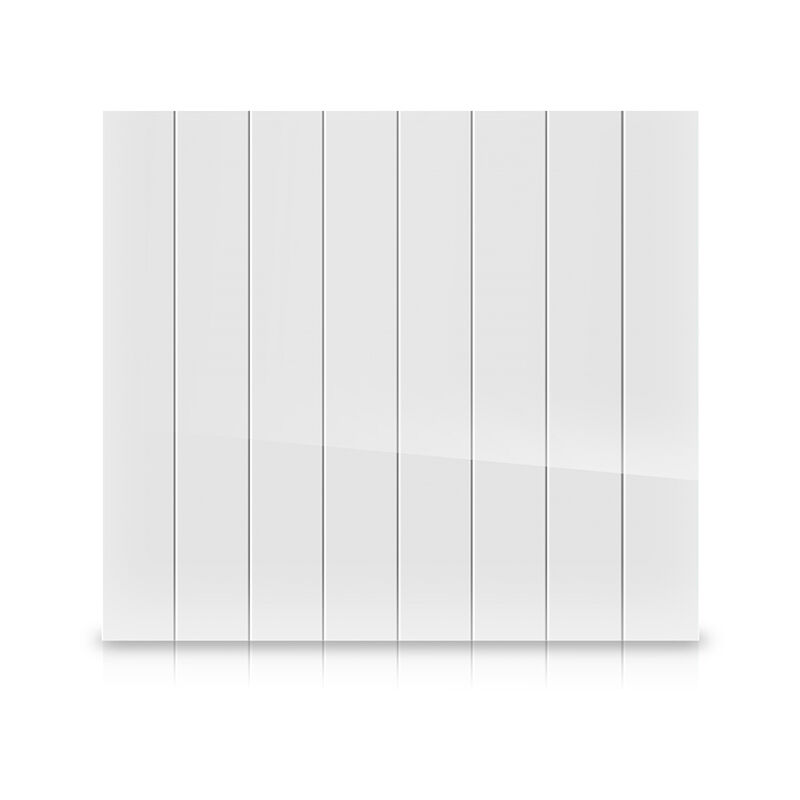 HJM - Radiateur ava horizontal Électrique à Inertie Céramique 1500W – Chauffage Économique, Programmable 24/7, Détecteur de Fenêtres Ouvertes,