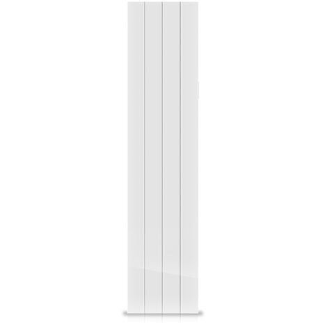 HJM Radiateur AVA VERTICAL Électrique à Inertie Céramique 1000W - Programmation 24/7, Détecteur de Fenêtres Ouvertes, Verrouillage du Clavier, Système d'Allumage Anticipé. Fabriqué en Espagne