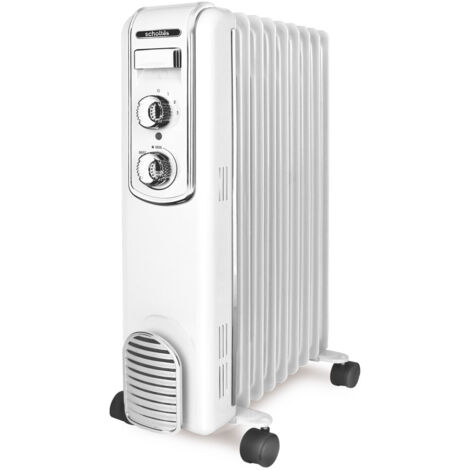 Radiateur bain d'huile 2000w blanc - Scholtes - SCHV709B