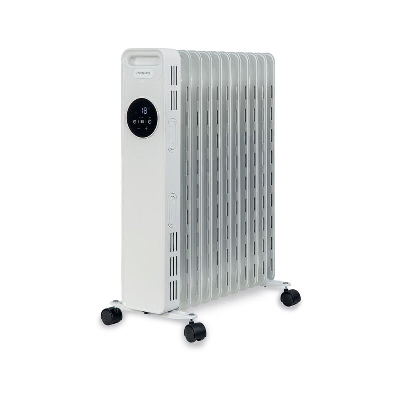 Optimeo - OCE-D01-1500 Radiateur à bain d'huile 1500W télécommande 3 niveaux de puissance