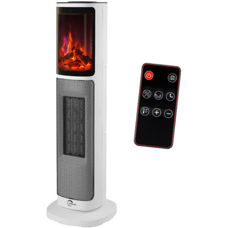 Sannover – Radiateur soufflant électrique 2000 W – Thermostat réglable – Minuterie 8h – Protection contre surchauffe – Oscillation grand angle – IP20