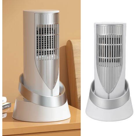 Radiateur Ceramique PTC Instant sans Lumière à Deux Vitesses pour Chambre et Bureau - Convection Mute et Sécurité Anti-Brûlure