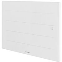 RADIATEUR CHALEUR DOUCE A INERTIE CONNECTE OVATION 3 THERMOR (Couleur: Blanc - Sens: Horizontal - Puissance: 2000 W - Dimensions: 615 x 110 x 1205 mm)