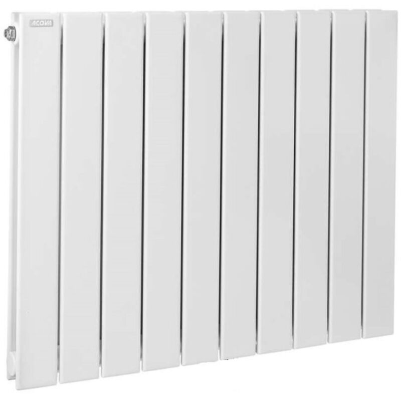 Radiateur à eau chaude fassane prem's double à élément horizontal 1062W Acova SHXD-070-088
