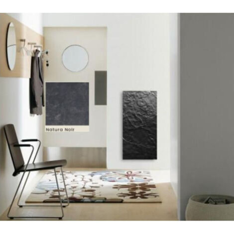 Radiateur chauffage central H2O DK11 Vertical Natura Noir 850W - VALDEROMA 18085011